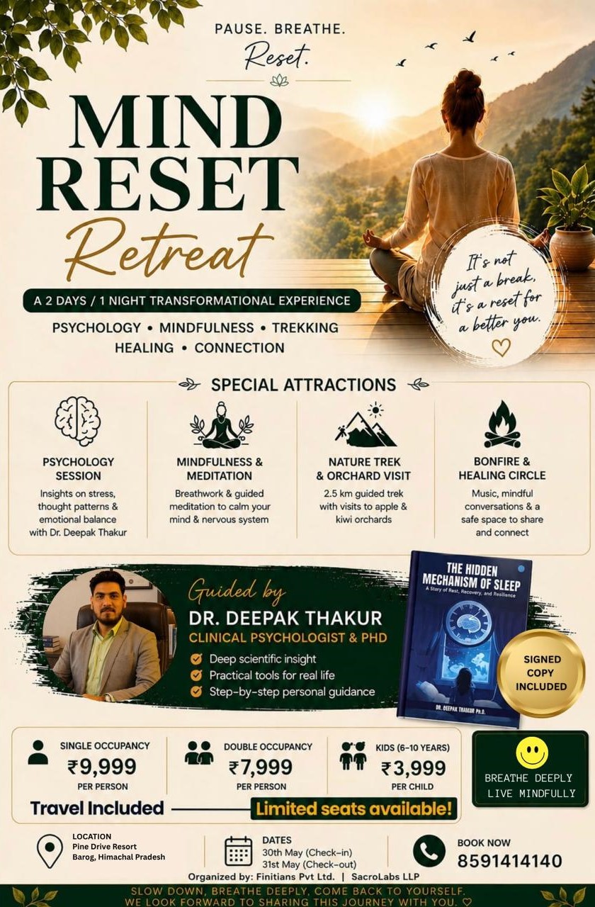 Mind Reset Retreat Poster